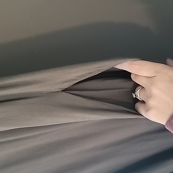 Maurices olive green midi casual dress with pockets size M - Picture 5 of 5